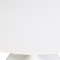 Allie 39 Round Table - White