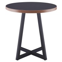 Courtdale Round End Table - Black