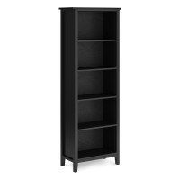 Artisan Solid Wood 72 In X 26 In 5 Shelf Bookcase