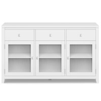 Cosmopolitan Solid Wood Sideboard Buffet In White