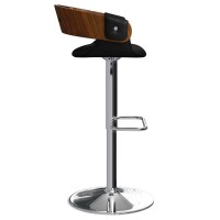 Farrell Adjustable Gas Lift Bar Stool Faux Leather