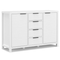 Hollander Solid Wood Sideboard Buffet In White