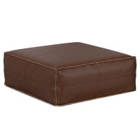 Brody 36 In Wide Extra Large Coffee Table Pouf