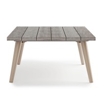 Belize Outdoor Coffee Table In Distressed Weathered Grey/Sand Drift