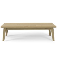 Palmetto Outdoor Coffee Table In Light Teak/Light Teak