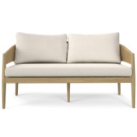 Bayshore Outdoor Sofa In Natural/Light Teak