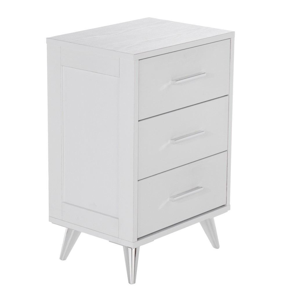 Owen Midcentury Modern Storage Nightstand