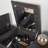 Harzen Storage Vanity W/ Mirror