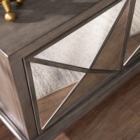 Wallaston Mirrored Media Cabinet