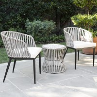 Melilani Outdoor Chairs With Cushions - 2Pc Set