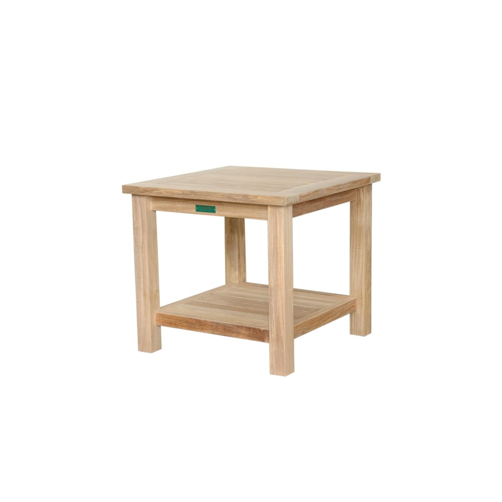 22 Square 2-Tier Side Table