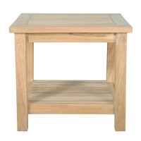 22 Square 2-Tier Side Table