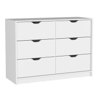 Basilea 4 Drawers Dresser -Bedroom-White