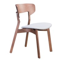 Russell Dining Chair (Set Of 2) Walnut And Light Gray