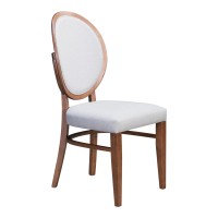 Regents Dining Chair (Set Of 2) Walnut And Light Gray