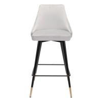 Piccolo Counter Stool Gray