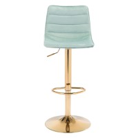 Prima Barstool Light Green And Gold