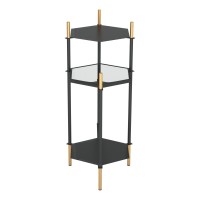 William Side Table Gold And Black