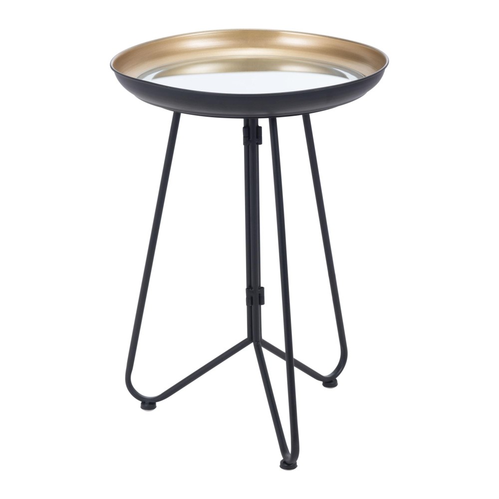 Foley Accent Table Gold And Black