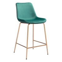 Tony Counter Stool Green And Gold