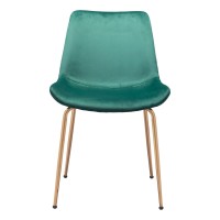 Tony Dining Chair (Set Of 2) Green And Gold