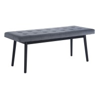 Tanner Bench Gray And Black