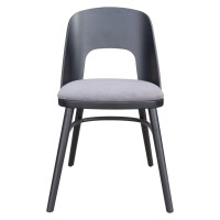 Iago Dining Chair (Set Of 2) Gray And Black