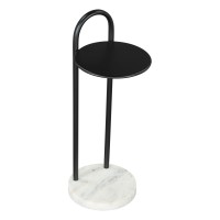 Christian Side Table Black And White