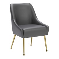 Maxine Dining Chair Gray And Gold