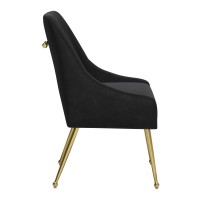 Maxine Dining Chair Black And Gold
