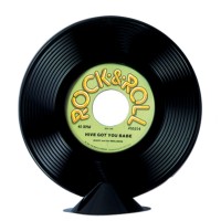 Plastic Record Centerpiece Party Accessory 1 Count 1Pkg