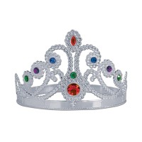 Plastic Jeweled Queens Tiara