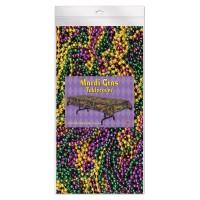 Mardi Gras Beads Tablecover