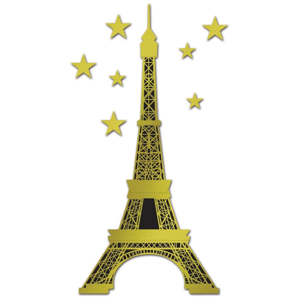 Beistle Jointed Foil Eiffel Tower 5Feet 1012Inch