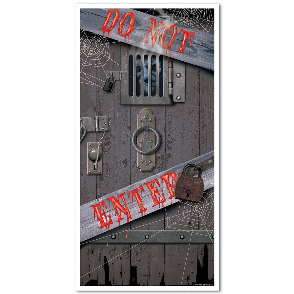 Spooky Halloween Door Cover