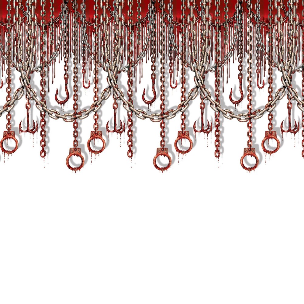 Bloody Chains Hooks Backdrop