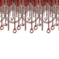 Bloody Chains Hooks Backdrop