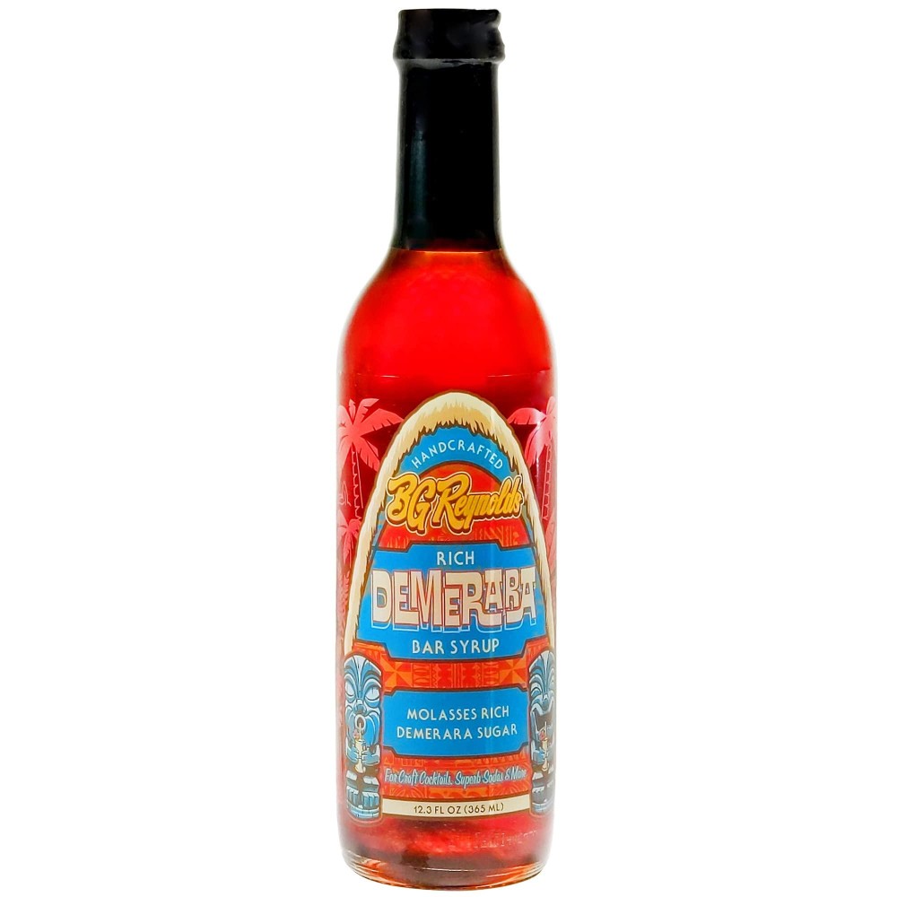 Bg Reynolds Natural Tiki Cocktail Cane Syrup Rich Demerara 375 Ml Packaging May Vary