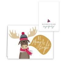 Woodland Animals Holiday Cards 36 Cards With White Envelopes Pack 6 Winter Forest Animal Designscheerful Seasonal Verses In