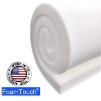 Foamtouch Upholstery Foam Cushion High Density 3 Height X 24 Width X 84 Length Made In Usa