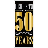 Heres To 50 Years Door Cover