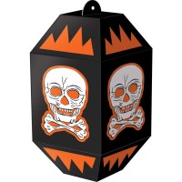 Vintage Halloween Skull Paper Lanterns