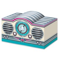 3D Rock Roll Radio Centerpiece