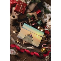 Stonehouse Collection Dock Sunset Christmas Card 18 Boxed Holiday Cards And Envelopes Usa Made Boating Beach Nautical