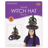 Inflatable Witch Hat Ring Toss