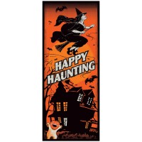 Vintage Halloween Door Cover