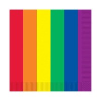 Rainbow Luncheon Napkins