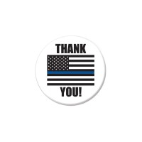 Thank You Law Enforcement Button