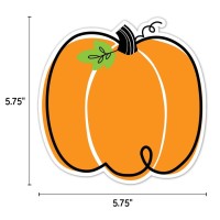 Ctp Doodle Pumpkin 6 Cutouts Learning D Cor Accents For Halloween Fall Classroom Theme Creative Teaching Press 10590