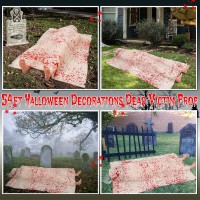 80Unclekimby 54Ft Halloween Decorations Outdoor Props Scary Hallowmas Back From The Grave Dead Victim Prop For Haunted House